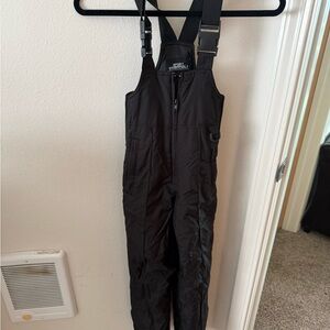 UNISEX Black Snow Overalls SIZE 10